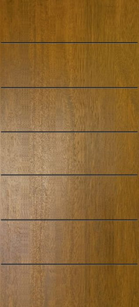 WDMA 32x80 Door (2ft8in by 6ft8in) Exterior Mahogany 80in Westwood Contemporary Door 1