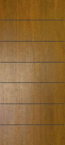 WDMA 32x80 Door (2ft8in by 6ft8in) Exterior Mahogany 80in Westwood Contemporary Door 1