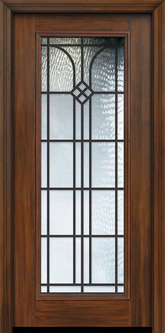 WDMA 32x80 Door (2ft8in by 6ft8in) Exterior Cherry 80in Full Lite Cantania / Walnut Door 1