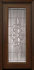 WDMA 32x80 Door (2ft8in by 6ft8in) Exterior Cherry 80in Full Lite Courtlandt / Walnut Door 1