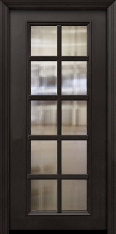 WDMA 32x80 Door (2ft8in by 6ft8in) French 80in ThermaPlus Steel 10 Lite SDL Full Lite Door 1