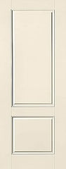 WDMA 32x96 Door (2ft8in by 8ft) Exterior Smooth Fiberglass Impact Door 8ft 2 Panel 1