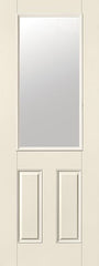 WDMA 32x96 Door (2ft8in by 8ft) Exterior Smooth Fiberglass Impact Door 8ft 1/2 Lite Clear 1