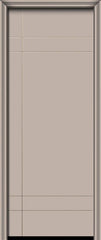 WDMA 32x96 Door (2ft8in by 8ft) Exterior Smooth IMPACT | 96in Inglewood Solid Contemporary Door 1