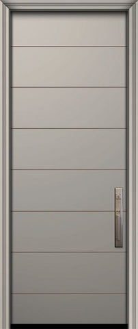 WDMA 32x96 Door (2ft8in by 8ft) Exterior Smooth 96in Westwood Solid Contemporary Door 1