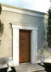 WDMA 34x78 Door (2ft10in by 6ft6in) Interior Swing Mahogany 4 Panel Solid Transitional Exterior or Single Door 1