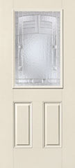 WDMA 34x80 Door (2ft10in by 6ft8in) Exterior Smooth MaplePark Half Lite 2 Panel Star Single Door 1