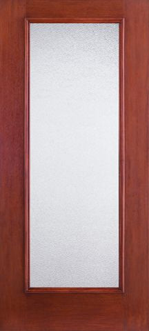 WDMA 34x80 Door (2ft10in by 6ft8in) French Mahogany Fiberglass Impact HVHZ Door Full Lite With Stile Lines Granite 6ft8in 1