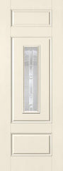 WDMA 34x96 Door (2ft10in by 8ft) Exterior Smooth MaplePark 8ft Center Lite 3 Panel Star Single Door 1