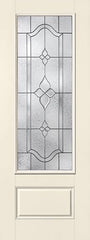 WDMA 34x96 Door (2ft10in by 8ft) Exterior Smooth Fiberglass Impact Door 8ft 3/4 Lite Concorde 2