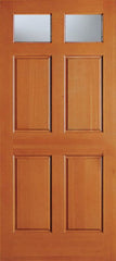 WDMA 36x80 Door (3ft by 6ft8in) Exterior Fir 2132 2 Lite 4 Panel Single Door 1