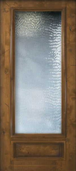 WDMA 36x80 Door (3ft by 6ft8in) French Knotty Alder 36in x 80in 3/4 Lite Estancia Alder Door 1