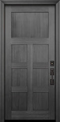 WDMA 36x80 Door (3ft by 6ft8in) Exterior Fir IMPACT | 80in Craftsman 7 Panel Door 1