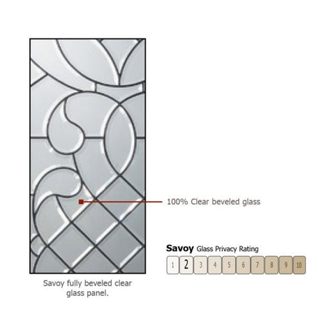 WDMA 36x80 Door (3ft by 6ft8in) Exterior Knotty Alder 36in x 80in Full Lite Savoy Alder Door 3