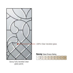 WDMA 36x80 Door (3ft by 6ft8in) Exterior Knotty Alder 36in x 80in Full Lite Savoy Alder Door 3