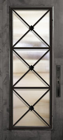 WDMA 36x80 Door (3ft by 6ft8in) Exterior Knotty Alder 36in x 80in Full Lite Republic Estancia Alder Door 1