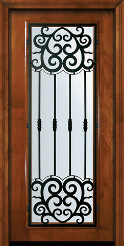 WDMA 36x80 Door (3ft by 6ft8in) Exterior Knotty Alder 36in x 80in Full Lite Barcelona Alder Door 2