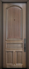 WDMA 36x96 Door (3ft by 8ft) Exterior Mahogany 36in x 96in 4 Panel Arch Portobello Door 2