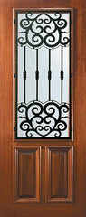 WDMA 36x96 Door (3ft by 8ft) Exterior Mahogany 36in x 96in 2/3 Lite Barcelona Door 1