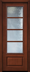 WDMA 36x96 Door (3ft by 8ft) Patio Cherry Pro 96in 4 Lite SDL 3/4 Lite Door 1