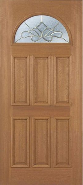 WDMA 42x80 Door (3ft6in by 6ft8in) Exterior Mahogany Jefferson Single Door w/ BO Glass 1