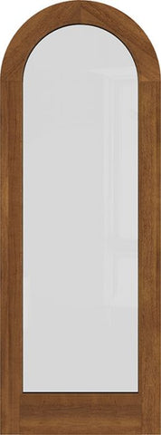 WDMA 42x80 Door (3ft6in by 6ft8in) Exterior Swing Mahogany Full Round Lite Round Top Entry Door 2