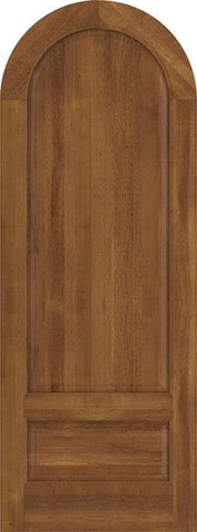 WDMA 42x84 Door (3ft6in by 7ft) Exterior Swing Mahogany 3/4 Round Panel Round Top Entry Door 2