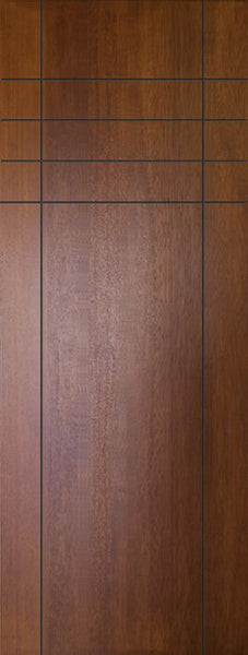 WDMA 42x96 Door (3ft6in by 8ft) Exterior Mahogany 42in x 96in Fleetwood Contemporary Door 1