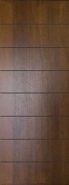 WDMA 42x96 Door (3ft6in by 8ft) Exterior Mahogany 42in x 96in Westwood Contemporary Door 1