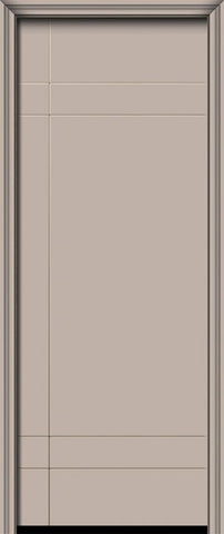 WDMA 42x96 Door (3ft6in by 8ft) Exterior Smooth 42in x 96in Inglewood Solid Contemporary Door 1