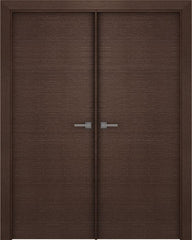 WDMA 48x80 Door (4ft by 6ft8in) Interior Pocket Wenge Prefinished Maya Modern Double Door 1