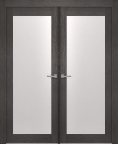 WDMA 48x80 Door (4ft by 6ft8in) Interior Barn Prefinished Aditi 700 Legna Nera Modern Double Door 1