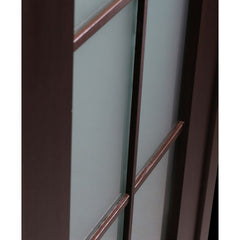 WDMA 48x80 Door (4ft by 6ft8in) Interior Barn Wenge Prefinished Maya 10 Lite Modern Double Door 5