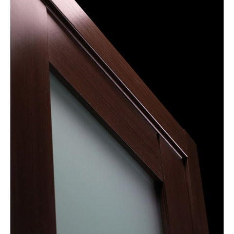 WDMA 48x80 Door (4ft by 6ft8in) Interior Barn Wenge Prefinished Maya 700 Modern Double Door 6