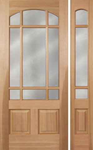 WDMA 48x80 Door (4ft by 6ft8in) Exterior Cherry Pradera Single Door/1side 1