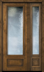 WDMA 50x96 Door (4ft2in by 8ft) Patio Knotty Alder 36in x 96in 3/4 Lite Estancia Alder Door /1side 1