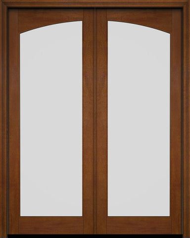 WDMA 52x96 Door (4ft4in by 8ft) Patio Swing Mahogany Double Full Arch Lite Exterior or Interior Door 5