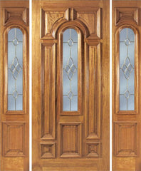 WDMA 54x80 Door (4ft6in by 6ft8in) Exterior Mahogany Ironbark Single Door/2side w/ C Glass 1