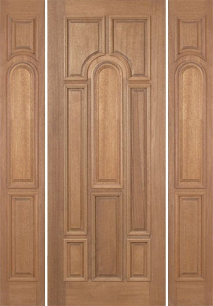 WDMA 54x96 Door (4ft6in by 8ft) Exterior Mahogany Revis Single Door/2side Plain Panel - 8ft Tall 1