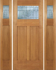 WDMA 60x80 Door (5ft by 6ft8in) Exterior Mahogany Pearce Single Door/2side w/ C Glass 1