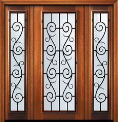 WDMA 60x80 Door (5ft by 6ft8in) Exterior Mahogany 80in Full Lite St. Charles Door /2side 1