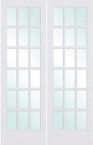 WDMA 60x96 Door (5ft by 8ft) Interior Swing Smooth 96in Primed French Double Door | 1518 1