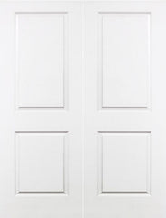 WDMA 64x96 Door (5ft4in by 8ft) Interior Swing Smooth 96in Carrara Solid Core Double Door|1-3/4in Thick 1