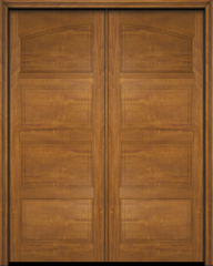 WDMA 64x96 Door (5ft4in by 8ft) Interior Swing Mahogany Arch Top 4 Panel Transitional Exterior or Double Door 2