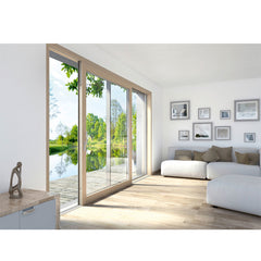 China WDMA 6*2.4m door Aluminum Sliding Doors 