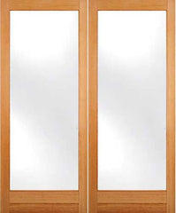 WDMA 72x84 Door (6ft by 7ft) Patio Fir 1-3/4in Exterior Double Door 84in 1