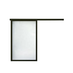 China WDMA 8 Ft Aluminium Hanging Barn Sliding Glass Door System Interior Room Divider For Dining Room Living Room Design Price