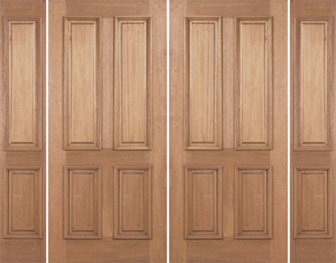 WDMA 96x80 Door (8ft by 6ft8in) Exterior Mahogany Martin Double Door/2side 1