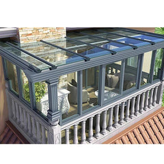 China WDMA Aluminium Glass Sunroom For Solarium