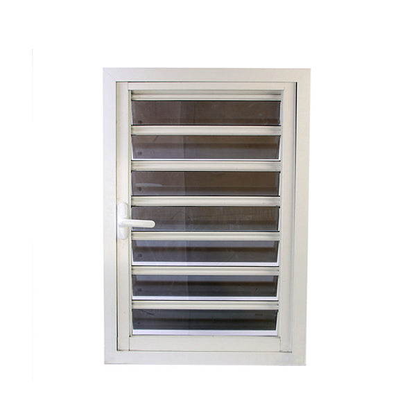 WDMA Aluminium Jalousie Frosted Glass Window Design For Sale